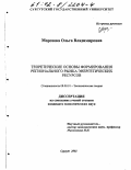 Морозова, Ольга Владимировна. Теоретические основы формирования регионального рынка энергетических ресурсов: дис. кандидат экономических наук: 08.00.01 - Экономическая теория. Сургут. 2002. 191 с.