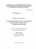 Курсовая работа: Теоретико-правовые проблемы исследования основных приоритетов национальной безопасности Российской Федерации