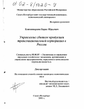 Блюменкранц, Борис Юрьевич. Управление сбытом продукции транснациональной корпорации в России: дис. кандидат экономических наук: 08.00.05 - Экономика и управление народным хозяйством: теория управления экономическими системами; макроэкономика; экономика, организация и управление предприятиями, отраслями, комплексами; управление инновациями; региональная экономика; логистика; экономика труда. Санкт-Петербург. 2001. 164 с.