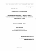 Калинина, Алла Владимировна. Влияние магнитного поля и диссипативного туннелирования на оптические свойства квантовых точек с D--центрами: дис. кандидат физико-математических наук: 01.04.05 - Оптика. Пенза. 2011. 135 с.