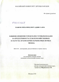 Салех Набиль Мохаммед Нораддин. Влияние орошения городскими сточными водами на продуктивность сельскохозяйственных культур на горных красно-бурых карбонатных почвах Йемена: дис. кандидат сельскохозяйственных наук: 06.01.02 - Мелиорация, рекультивация и охрана земель. Москва. 2010. 181 с.