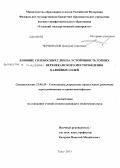 Чернопазов, Дмитрий Сергеевич. Влияние соленосных глин на устойчивость горных выработок в условиях Верхнекамского месторождения калийных солей: дис. кандидат наук: 25.00.20 - Геомеханика, разрушение пород взрывом, рудничная аэрогазодинамика и горная теплофизика. Тула. 2013. 156 с.