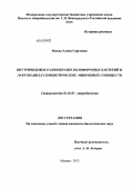 Исаева, Алина Сергеевна. Внутривидовое разнообразие колиформных бактерий и лактобацилл симбиотических микробных сообществ: дис. кандидат биологических наук: 03.02.03 - Микробиология. Москва. 2013. 108 с.