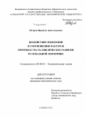 Петров, Никита Анатольевич. Воздействие изменений в соотношении факторов производства на циклическое развитие в глобальной экономике: дис. кандидат наук: 08.00.01 - Экономическая теория. Самара. 2015. 168 с.