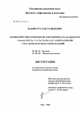 Вафин, Руслан Радикович. Взаимодействие комплексов лантанидов LnCl3.3(C4H9O)3PO и Ln(acae)3.H2O(Ln=Ce,Nd,Tb,Ho,Lu) с алкилаланами. Состав продуктов и схемы реакций: дис. кандидат химических наук: 02.00.15 - Катализ. Уфа. 2008. 122 с.