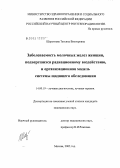 Шерстнева, Татьяна Викторовна. Заболеваемость молочных желез женщин, подвергшихся радиационному воздействию, и организационная модель щадящего обследования: дис. кандидат медицинских наук: 14.00.19 - Лучевая диагностика, лучевая терапия. Москва. 2005. 195 с.