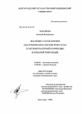 Маковкин, Евгений Михайлович. Значение соотношения анатомических параметров глаза в эксимерлазерной коррекции аномалий рефракции: дис. кандидат медицинских наук: 14.00.02 - Анатомия человека. Волгоград. 2008. 118 с.